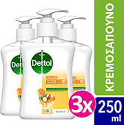 dettol antibaktiridiako ygro kremosapoyno me antlia meli 250ml 3tmx photo