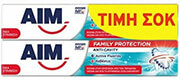odontokrema aim family protection 2x75ml photo