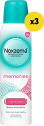 noxzema deo spray memories 450ml3x150ml photo