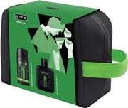set doroy str8 aroma fr34k 100mlaposmitiko spray150mlmen bag photo