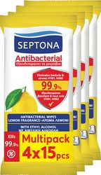 antibaktiriaka mantilakia septona refresh 15tem lemoni 4x15tmx photo