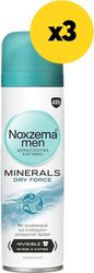 aposmitiko noxzema men spray dry force 450ml3x150ml photo