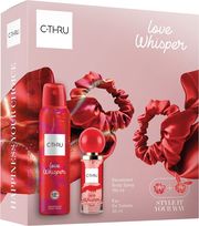 set doroy c thru love whisper eau de toilette 30ml deo spray 150ml scrunchie photo