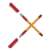 stylo stanger softgrip m 07mm ballpoint red 10tmx photo