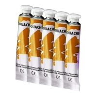 tempera toy color ochre orange 5tem 12ml photo