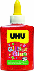 kolla uhu glitter kokkino gia xeirotexnies 90gr photo