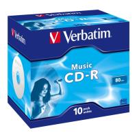 verbatim cd r audio 80min 700mb 16x jewel case 10pcs photo