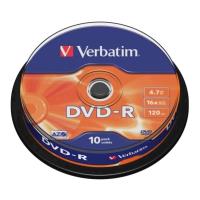 verbatim dvd r 16x 47gb matt silver cakebox 10pcs photo