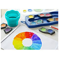 faber castell watercolour paints 12 xromata blue palette extra photo 3