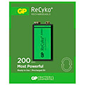gp rechargeable battery 9v recyko 20r8h 2eb1 1tmx 200mai extra photo 3
