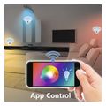 led fotistiko orofis hama glitter wlan 27 cm hama 176605 extra photo 2