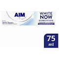 odontokrema aim white now sensitive 75ml extra photo 1