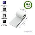 qoltec thermal roll 57 x 20 55g m2 10 pcs bpa free extra photo 1