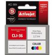 activejet acc 36n melani symbato me canon cli 36 125 ml colour photo