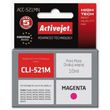 activejet acc 521mn melani symbato me canon cli 521m 10 ml magenta photo