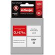 activejet acc 571gnx melani symbato me canon cli 571xlg 12 ml grey photo