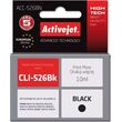 activejet acc 526bn melani symbato me canon cli 526bk 10 ml black photo