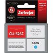 activejet acc 526cn melani symbato me canon cli 526c 10 ml cyan photo