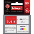 activejet ac 513r melani symbato me canon cl 513 premium 15 ml color photo