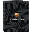 safta fcbarcelona folio cardboard 4 rings binder black photo