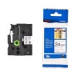 gnisio brother ptouch white black 8m x 24mm oem tzen251 photo