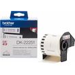 brother ptouch label red black on white152m x 62mm me oem dk22251 photo
