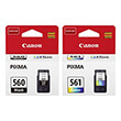 paketo ektyposis canon pg 560 cl 561 multipack me oem 3713c006 photo