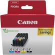 canon melani inkjet cli 551 cmyk carton pack me oem 6509b015 photo