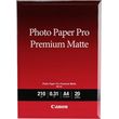 canon fotografiko xarti premium matte a4 210 g m 20 fylla me oem 8657b005 photo