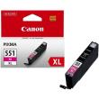 gnisio melani canon cli 551xl magenta me oem 6445b001 photo