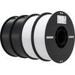 creality en pla value pack 2 x black 2 x white ender filament 4kg 175mm photo