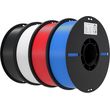 creality en pla value pack black white red bule ender filament 4kg 175 photo