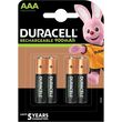 duracell rechargeable battery r03 aaa 900mah nimh 4 pcs photo