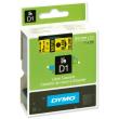dymo etiketes d1 24mm black yellow labels 53718 s0720980 photo