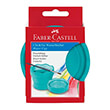 faber castell drawing cup folding turquoise photo