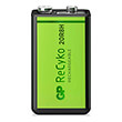gp rechargeable battery 9v recyko 20r8h 2eb1 1tmx 200mai photo