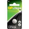 lithium button battery gp cr1616 3v 1pc photo