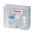 hama 44748 standard cd jewel case pack of 5 transparent photo