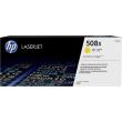 gnisio hewlett packard toner 508x gia enterprise m552dn m553n yellow hc oem cf362x photo