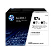 gnisio hewlett packard toner 87xd black high capacity twinpack me oem cf287xd photo