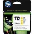 hp melani inkjet no712 yellow 3 pack me oem 3ed79a photo