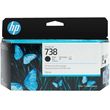 hp melani inkjet no738 130 ml black designjet me oem 498n4a photo