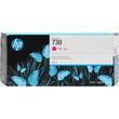 hp melani inkjet no738 300 ml magenta designjet me oem 676m7a photo