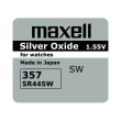 button cell battery silver maxell sr 44 sw 357 155v photo