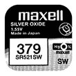 button cell battery silver maxell sr 616 sw 321 155v photo