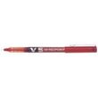 stylo pilot hi tecpoint rollerball bx v5 r 05mm red photo