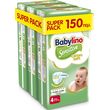 panes babylino sensitive cotton soft super pack n4 8 13kg 150tem photo