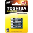 mpataries alkaline toshiba 3a high power 4pcs photo