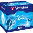 verbatim cd r audio 80min 700mb 16x jewel case 10pcs photo