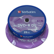 verbatim 43757 dvd r 85gb x8 dual layer 25pcs photo